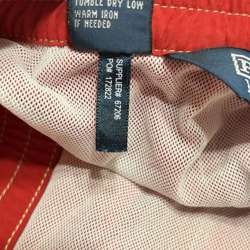 Vintage Polo Ralph Lauren Men’s Swim Trunks Red Pony Logo Mesh Lined Size L